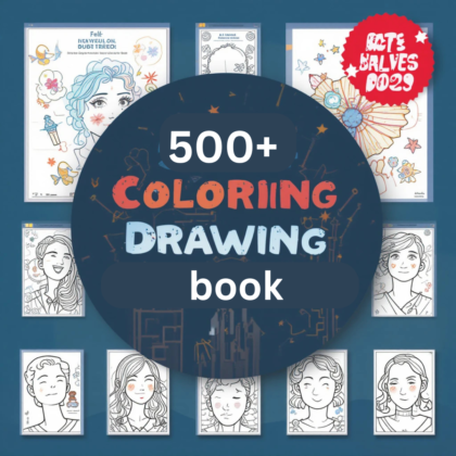 500+ Coloring and Drawing Worksheets