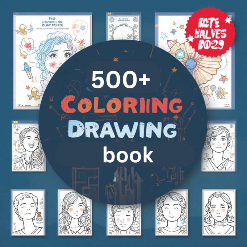 500+ Coloring and Drawing Worksheets